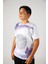 08-14 Yaş Erkek Horizontal Beyaz T-Shirt 5