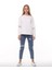 Moda Minerva Beyaz Dantelli Sweatshirt 2