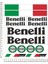 Benelli Motorsiklet Kask Sticker Çıkartma Seti 1