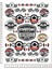 Custom Motorcycles Motorsiklet Kask Telefon Sticker Seti 1