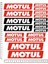 Motul Motorsiklet Kask Sticker Çıkartma Seti 1