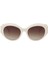 HM 1608 C3 Cat Eye Krem Kadın Güneş Gözlüğü 2