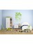 DUVAR ÇIKARTMA STICKER DEKORATİF DUVAR KAĞIDI,SÜS İKİ ADET YEŞİL ÇİÇEKLİ PVC 48X33X0,5CM 2