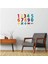 DUVAR ÇIKARTMA STICKER DEKORATİF DUVAR KAĞIDI,SÜS İKİ ADET RAKAMLI DESEN PVC 48X33X0,5CM 5