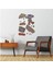 DUVAR ÇIKARTMA STICKER DEKORATİF DUVAR KAĞIDI,SÜS İKİ ADET SEVİMLİ AYI DESENLİ PVC 70X50X0,5CM 4
