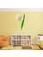 DUVAR ÇIKARTMA STICKER DEKORATİF DUVAR KAĞIDI,SÜS İKİ ADET ÇİÇEKLİ PVC 70X50X0,5CM 4