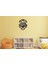 DUVAR ÇIKARTMA STICKER DEKORATİF DUVAR KAĞIDI,SÜS İKİ ADET SİYAH ÇİÇEKLİ PVC 48X33X0,5CM 5