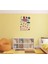 DUVAR ÇIKARTMA STICKER DEKORATİF DUVAR KAĞIDI,SÜS İKİ ADET TAVŞAN DESENLİ PVC 70X50X0,5CM 4