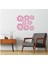 DUVAR ÇIKARTMA STICKER DEKORATİF DUVAR KAĞIDI,SÜS İKİ ADET PEMBE PAPATYALI PVC 48X33X0,5CM 5