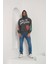Lucky Me I See Ghosts Kanye Baskılı Kapüşonlu Oversize Sweatshirt 3
