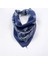 Lacivert Renk Içerisi Desenli Etnik Desenli %100 Koton Bandana 1
