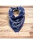 Lacivert Renk Içerisi Desenli Etnik Desenli %100 Koton Bandana 3