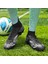 Erkek Yüksek Bilekli Futbol Krampon - Siyah (Yurt Dışından) 3