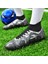 Erkek Yüksek Bilekli Futbol Krampon - Siyah (Yurt Dışından) 4