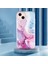 Iphone 14 Için Yumuşak Tpu Kılıfı Plus 6.7 Inç Imd Mermer Desen Şok Geçirmez Anti-Fall Cep Telefonu Kabuk-Pembe/mavi (Yurt Dışından) 3