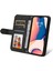 Iphone 14 Pro Max Için Max 6.7 Inç Ağaç Desen Dekoru Dekor Telefon Damla Geçirmez Kılıf Çizgileri Baskılı Pu Deri Deri Touch Cüzdan Stand Kapağı Strap-Black (Yurt Dışından) 3
