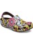 Classic Retro Floral Clog - Dark Cherry/multi Navy 208954-6WF 3