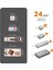 24'lü Multi Set - Çekmece Içi Düzenleyici - Banyo Makyaj ve Takı Organizer Siyah 3