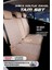 Fiat Egea Cross Uyumlu Lüks Deri Oto Koltuk Kılıfı Ön/arka Set (Asya Seri) Bej 2