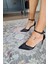 036 5469 Topukla Kadın Stiletto Bilekden Bağlamalı Abiye Ayakkabı 2