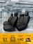 Fiat Marea 1997-2002 Binek ve Tic. Araçlar Için Uyumlu Elegance Deri Modüler Koltuk Klf Set 3