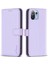 Xiaomi 11 Lite 5g Ne/mı 11 Lite 5g/4g Cep Telefonu Stand Pu Deri Kılıf Cüzdan Telefon Kapak Morası (Yurt Dışından) 1