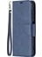 Pu Deri Şık Cüzdan Tasarım Akıllı Telefon Kasası Xiaomi Redmi Note 10 4g/not 10S/POCO M5S 4g-Blue (Yurt Dışından) 2