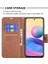 Her Şey Dahil Herhangi Bir Şok Geçirmez Stand Koyun Derisi Doku Cüzdanı Xiaomi Için Cüzdan Cüzdan Cüzdan Telefon Kapağı Not 10 5g/poco M3 Pro 5g/4g-Brown (Yurt Dışından) 3