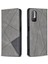 Geometrik Desen Xiaomi Poco M3 Pro 4g/5g/redmi Için Otomatik Absorbed Cüzdan Deri Stand Kılıfı (Yurt Dışından) 1