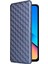 Xiaomi Redmi Için Flip Stand Telefon Kılıfı 12 4g/12 5g/not 12R 5g/poco M6 Pro 5g Rhombus Baskılı Pu Deri Cüzdan Kapak-Mavi (Yurt Dışından) 5