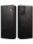 Mumsu Çılgın At Dokusu Manyetik Otomatik Obsorbed Pu Deri Cüzdan Stand Telefon Kılıfı Xiaomi 11T 5G/11T Pro 5g-Black (Yurt Dışından) 1