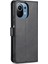 Cüzdan Deri Manyetik Kapanma Folio Flip Stant Kasa Kapağı Xiaomi Mi 11 Lite 4g /5g /11 Lite 5g Ne-Black (Yurt Dışından) 4