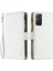 Xiaomi Redmi Için Note 12 Pro 4g/11 Pro 4g (Mediatek)/note 11 Pro 5g (Qualcomm) Zipper Cep Tasarımı Stand Cüzdan-Beyaz ile Basılmış Eşkenar Eşakta (Yurt Dışından) 1