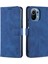Cüzdan Deri Manyetik Kapanma Folio Flip Stant Standı Kapağı Xiaomi Mi 11 Lite 4g /5g /11 Lite 5g Ne-Mavi (Yurt Dışından) 1