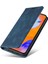 Xiaomi Redmi Için Note 12 Pro 4g/note 11 Pro 5g (Qualcomm)/note 11 Pro 4g (Mediatek) Katlanabilir Stand Pu Deri Cüzdan Kapağı Manyetik Otomatik Azal Absorbed Telefon Kılıf Mavisi (Yurt Dışından) 5