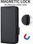 Tam Koruma Litchi Doku Pu Deri Manyetik Kapatma Cüzdan Kılıf Stand Tpu Xiaomi 12 5G/12X 5G/12S 5g-Black Için Şok Geçirmez Flip Kapak (Yurt Dışından) 3