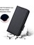 Tam Koruma Litchi Doku Pu Deri Manyetik Kapatma Cüzdan Kılıf Stand Tpu Xiaomi 12 5G/12X 5G/12S 5g-Black Için Şok Geçirmez Flip Kapak (Yurt Dışından) 4
