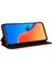Xiaomi Redmi Için Flip Stand Telefon Kılıfı 12 4g/12 5g/not 12R 5g/poco M6 Pro 5g Rhombus Baskılı Pu Deri Cüzdan Kapak-Kırmızı (Yurt Dışından) 3