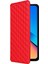 Xiaomi Redmi Için Flip Stand Telefon Kılıfı 12 4g/12 5g/not 12R 5g/poco M6 Pro 5g Rhombus Baskılı Pu Deri Cüzdan Kapak-Kırmızı (Yurt Dışından) 5