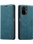 Basit Tasarım Otomatik Varma Deri Cüzdan Stand Standı Kılıfı Xiaomi Redmi Not 10 4g/not 10S/POCO M5S 4g-Yeşil (Yurt Dışından) 1
