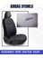 Opel Vectra C 2002 2008 Binek ve Tic. Araçlar Için Uyumlu Elegance Deri Modüler Koltuk Klf Set 4