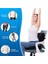 Visco Cocix Oturma Minderi Sandalye Minderi ve Bel Sırt Destek Minderi 2'li Set 2