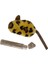 CLZ205 Kedi Oyuncağı Leopar Desenli Peluş Fare 6-10-18 cm 1