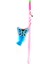 CLZ205 Plastik Saplı Kedi Oltası Kelebek Karışık Renk 42 cm 1