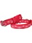 Dalga Desenli Dokuma Köpek Boyun Tasması 2 cm x 31 x 47 cm Kırmızı 1