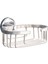 Banora Oval Tel Sabunluk,paslanmaz Metal, Krom 2