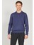 ALTINYILDIZ CLASSICS Erkek İndigo Standart Fit Normal Kesim Polo Yaka Triko Kazak 1