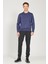 ALTINYILDIZ CLASSICS Erkek İndigo Standart Fit Normal Kesim Polo Yaka Triko Kazak 2