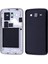 Samsung Grand 2 G7100 (Çift Sim) Kasa Kapak Tuşlu Siyah - Silver 1