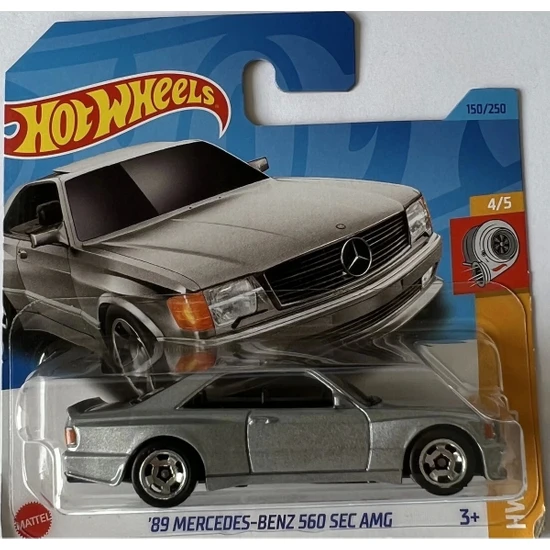 Hot Wheels Tekli Arabalar 89' Mercedes-Benz 560 Sec Amg Gri 560-HKK85